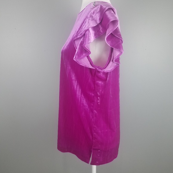 Ellen Tracy Lavender Top Sz S - Picture 3 of 7